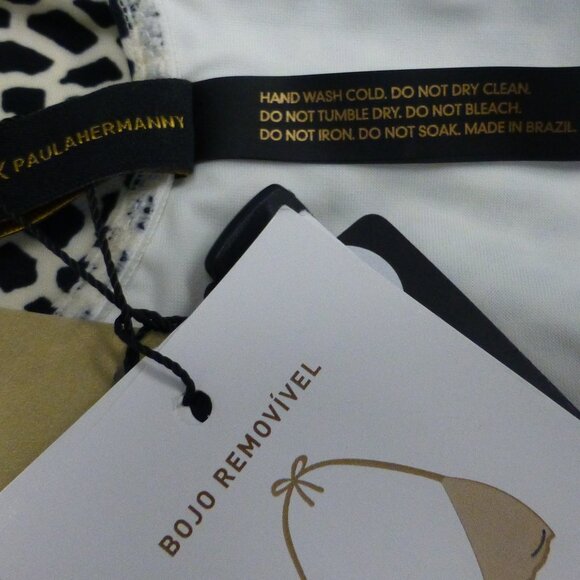 VIX PAULA HERMANNY SWIMWEAR LIZARD BELLA ONE PIECE SIZE SMALL NWT - Picture 5 of 7